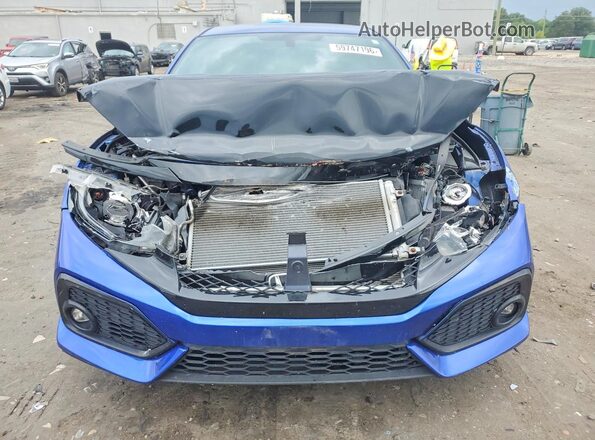 SHHFK7G44JU210673 2018 HONDA CIVIC Blue Vista frontal