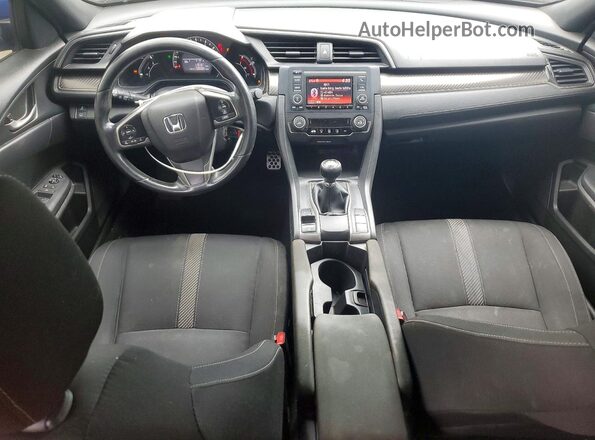 SHHFK7G44JU210673 2018 HONDA CIVIC Blue Vista del salpicadero