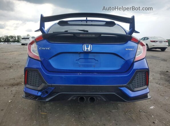 SHHFK7G44JU210673 2018 HONDA CIVIC Blue Vista trasera