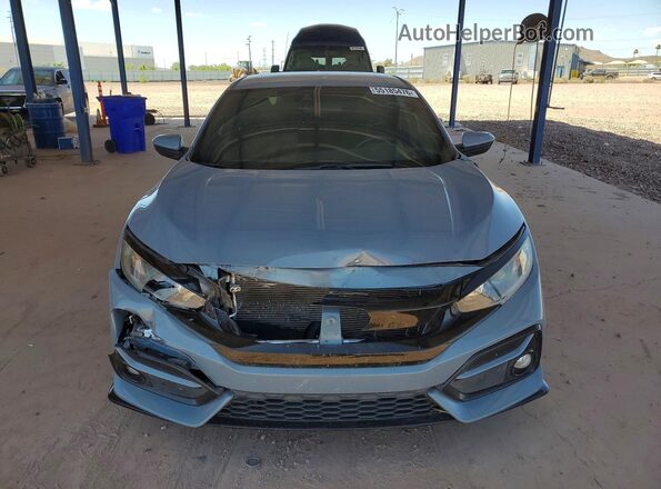 SHHFK7G44MU210550 2021 HONDA CIVIC Blue Вид спереду