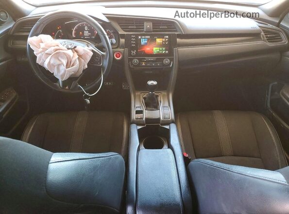 SHHFK7G44MU210550 2021 HONDA CIVIC Blue Вид панелі приладів
