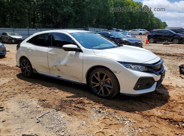 SHHFK7G46JU219942 2018 HONDA CIVIC Белый Передняя правая четверть