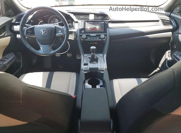 SHHFK7G46JU219942 2018 HONDA CIVIC Белый Вид панели приборов