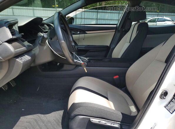 SHHFK7G46JU219942 2018 HONDA CIVIC Белый Вид салона спереди