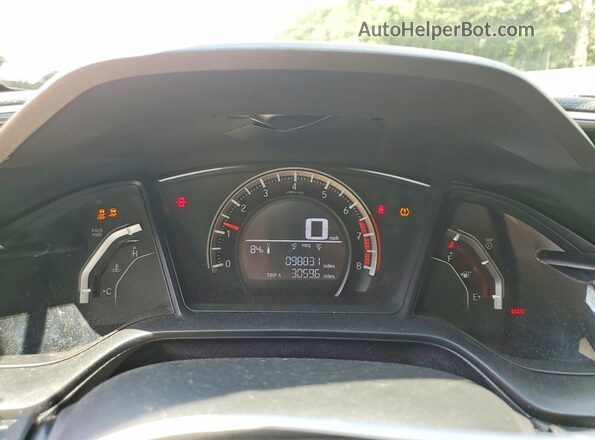 SHHFK7G46JU219942 2018 HONDA CIVIC Белый Вид щитка приборов