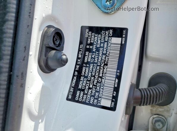 SHHFK7G46JU219942 2018 HONDA CIVIC Белый Вид подкапотного пространства
