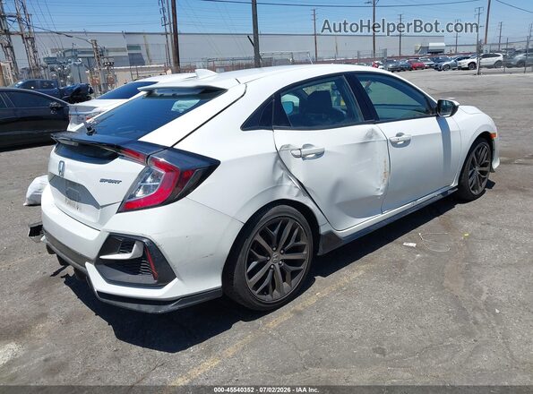 SHHFK7G49MU204081 2021 HONDA CIVIC White Задня права чверть
