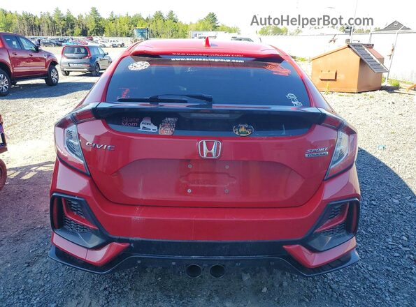 SHHFK7G98LU300942 2020 HONDA CIVIC Red Vista trasera