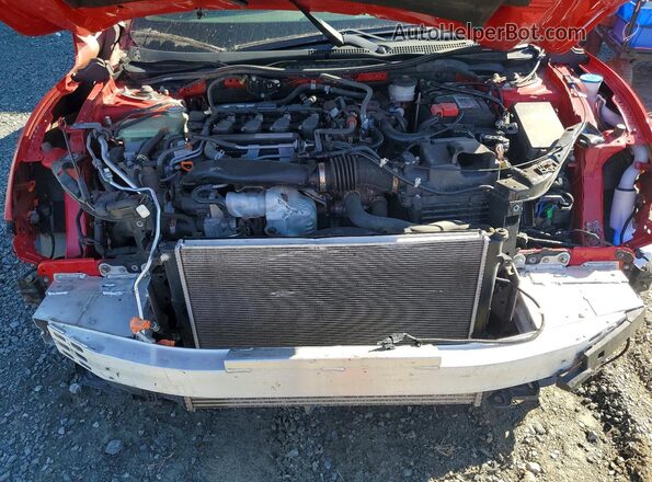 SHHFK7G98LU300942 2020 HONDA CIVIC Red Vista interior trasera