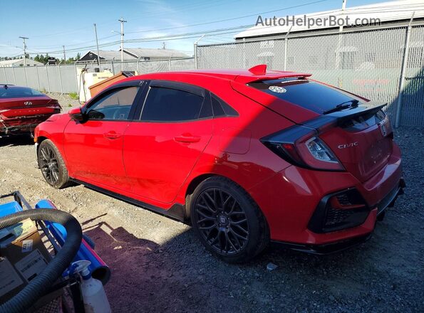 SHHFK7G98LU300942 2020 HONDA CIVIC Red Trasero izquierdo