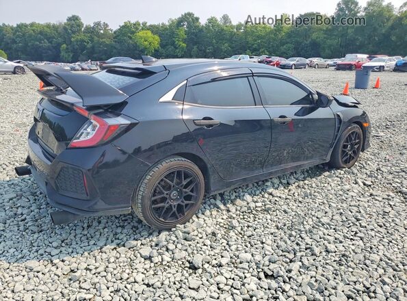 SHHFK7H21HU204448 2017 HONDA CIVIC Black უკანა მარჯვენა