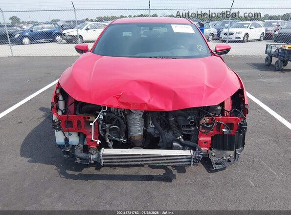 SHHFK7H25HU226890 2017 HONDA CIVIC Red Вид щитка приладів