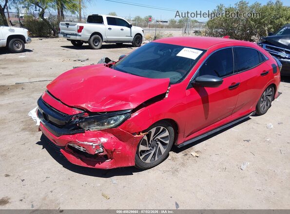 SHHFK7H27JU204136 2018 HONDA CIVIC Red Vista tres cuartos delantera izquierda