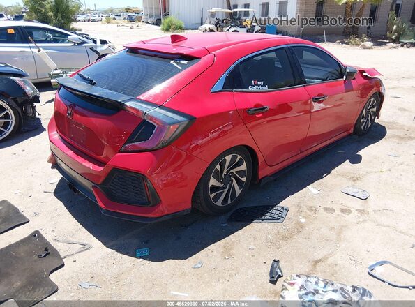 SHHFK7H27JU204136 2018 HONDA CIVIC Red Trasero derecho