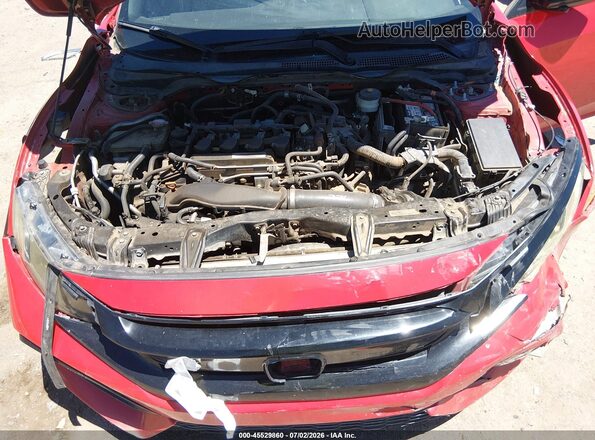SHHFK7H27JU204136 2018 HONDA CIVIC Red Vista trasera