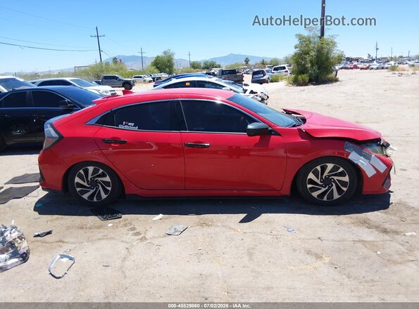 SHHFK7H27JU204136 2018 HONDA CIVIC Red Vista del cuadro de instrumentos