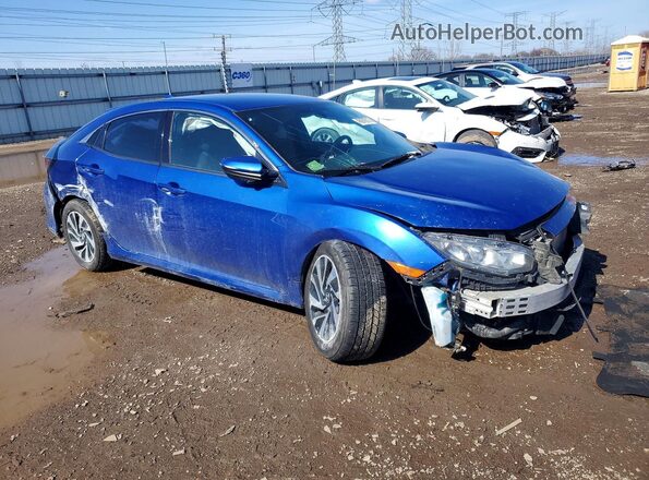 SHHFK7H29HU414795 2017 HONDA CIVIC Синий Передняя правая четверть