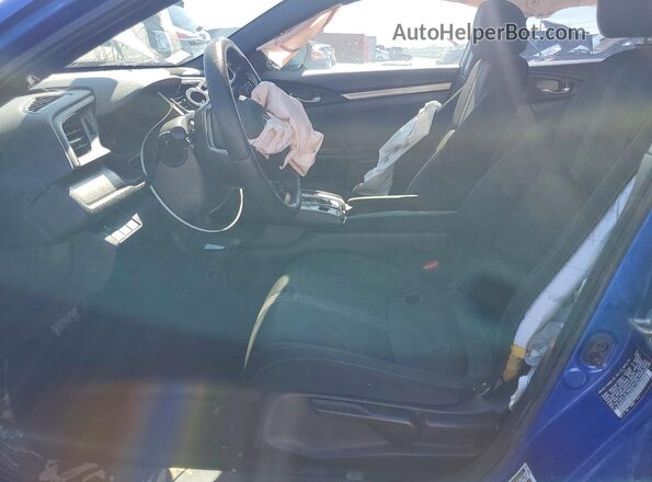 SHHFK7H29HU414795 2017 HONDA CIVIC Синий Вид салона спереди