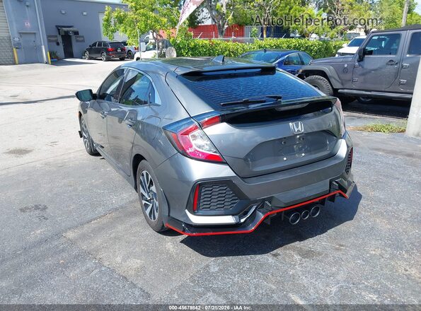 SHHFK7H2XHU216792 2017 HONDA CIVIC Gray Trasero izquierdo