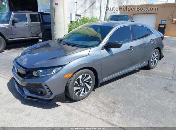 SHHFK7H2XHU216792 2017 HONDA CIVIC Gray Vista tres cuartos delantera izquierda