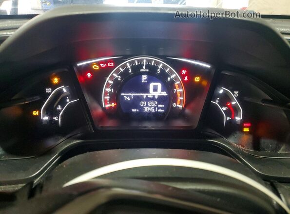 SHHFK7H2XJU426413 2018 HONDA CIVIC Черный Вид щитка приборов