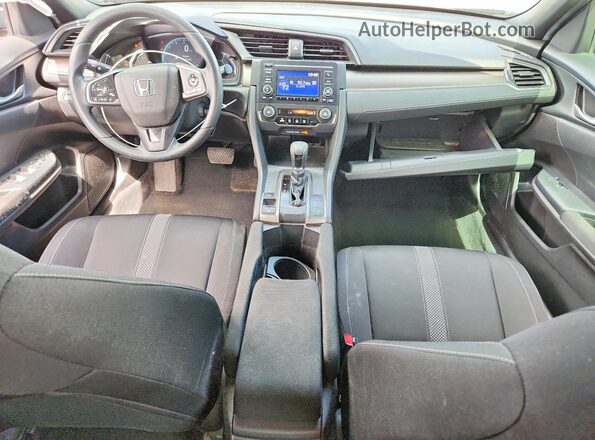 SHHFK7H30LU223039 2020 HONDA CIVIC Black წინა პანელის ხედი
