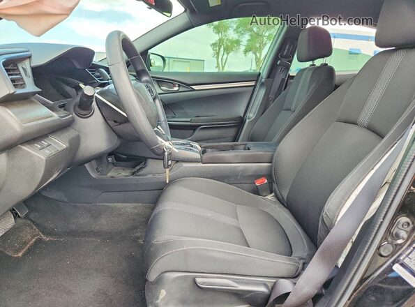 SHHFK7H30LU223039 2020 HONDA CIVIC Black წინა სალონის ხედი