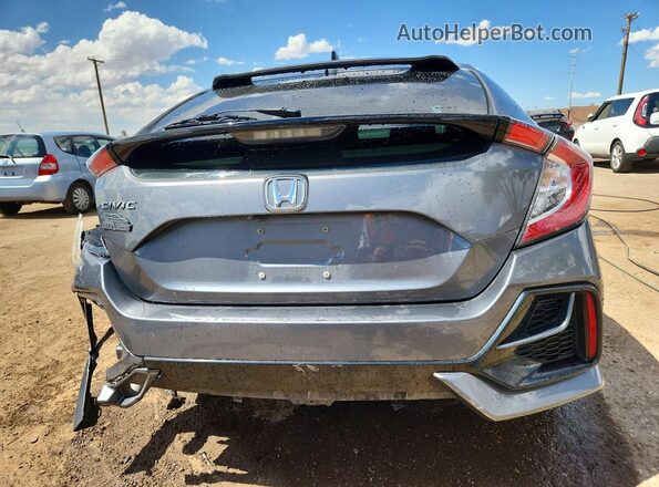 SHHFK7H33LU210141 2020 HONDA CIVIC Gray უკანა ხედი