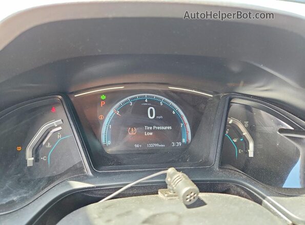 SHHFK7H33LU210141 2020 HONDA CIVIC Gray ხელსაწყოთა პანელის ხედი