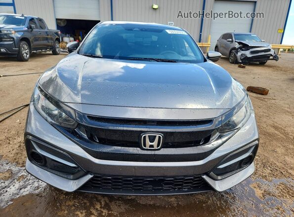 SHHFK7H33LU210141 2020 HONDA CIVIC Gray წინა ხედი