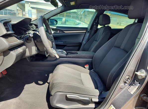 SHHFK7H33LU210141 2020 HONDA CIVIC Gray წინა სალონის ხედი