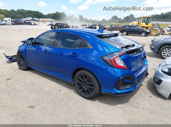 SHHFK7H36LU217956 2020 HONDA CIVIC Blue Trasero izquierdo