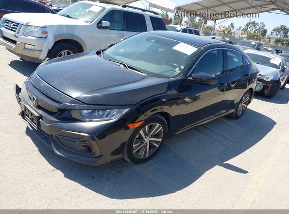 SHHFK7H36LU412732 2020 HONDA CIVIC Black Vista tres cuartos delantera izquierda