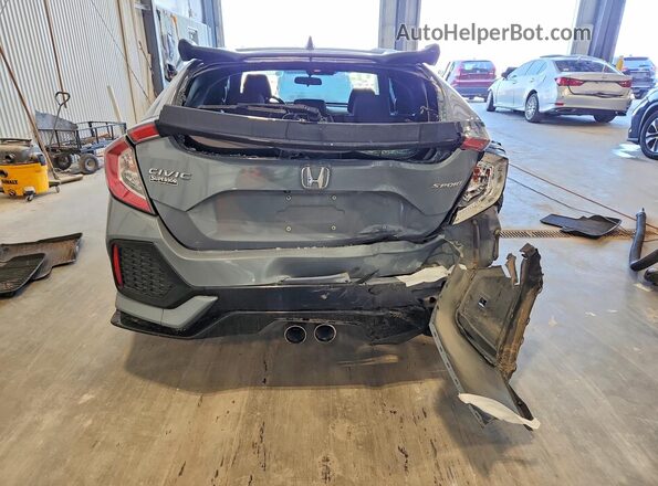 SHHFK7H40KU216129 2019 HONDA CIVIC Синий Вид сзади