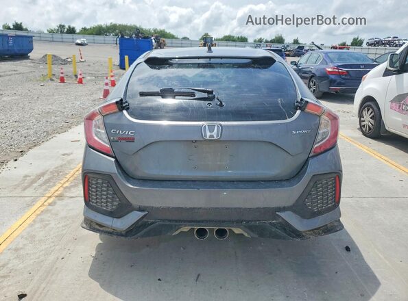 SHHFK7H40KU224876 2019 HONDA CIVIC Silver Вид ззаду