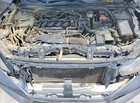 SHHFK7H40KU224876 2019 HONDA CIVIC Silver Вид задньої частини салону