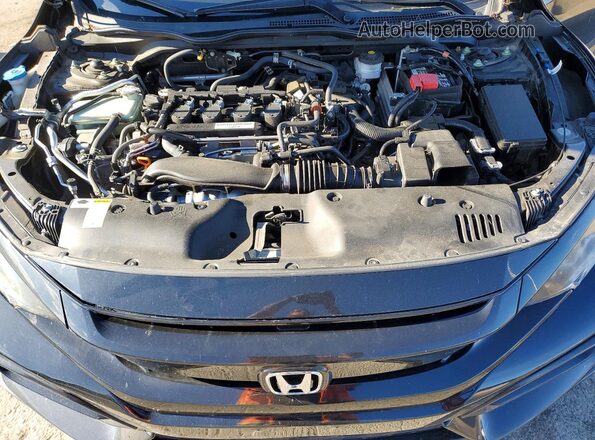 SHHFK7H40LU411925 2020 HONDA CIVIC Black Вид задньої частини салону