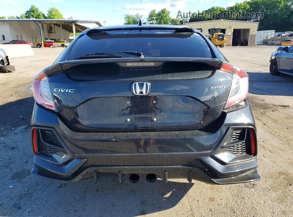 SHHFK7H40LU411925 2020 HONDA CIVIC Black Вид ззаду