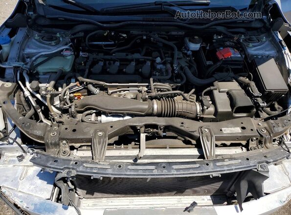 SHHFK7H40MU422313 2021 HONDA CIVIC Silver უკანა სალონის ხედი