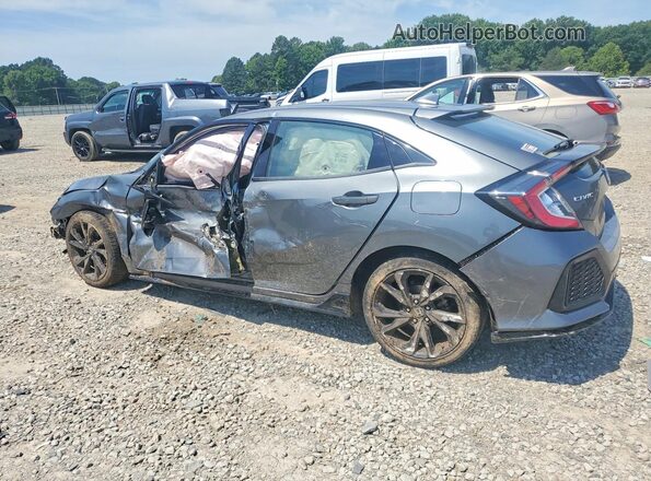 SHHFK7H41KU217094 2019 HONDA CIVIC Charcoal Trasero izquierdo