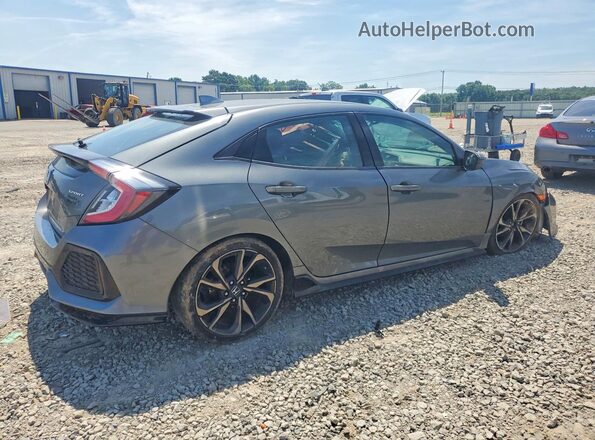 SHHFK7H41KU217094 2019 HONDA CIVIC Charcoal Trasero derecho