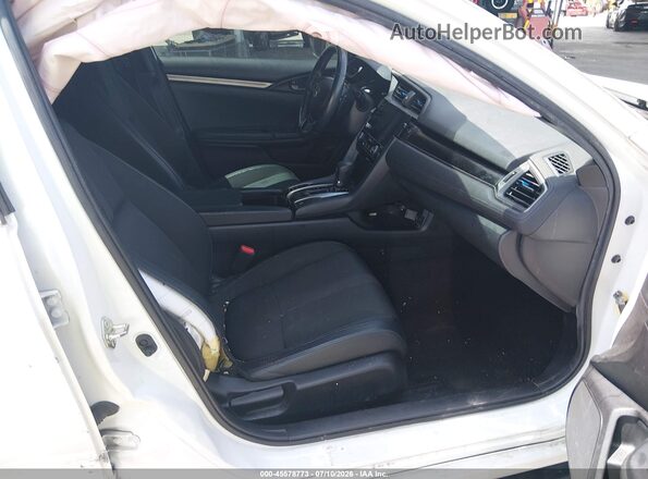 SHHFK7H41LU225035 2020 HONDA CIVIC Белый Вид салона спереди