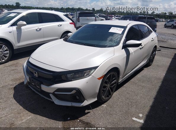 SHHFK7H41LU225035 2020 HONDA CIVIC Белый Передняя левая четверть
