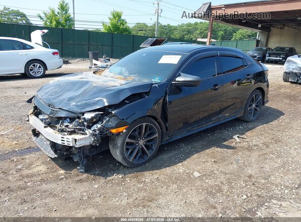 SHHFK7H41LU411769 2020 HONDA CIVIC Black Vista tres cuartos delantera izquierda