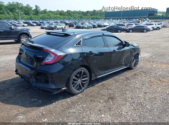 SHHFK7H41LU411769 2020 HONDA CIVIC Black Trasero derecho