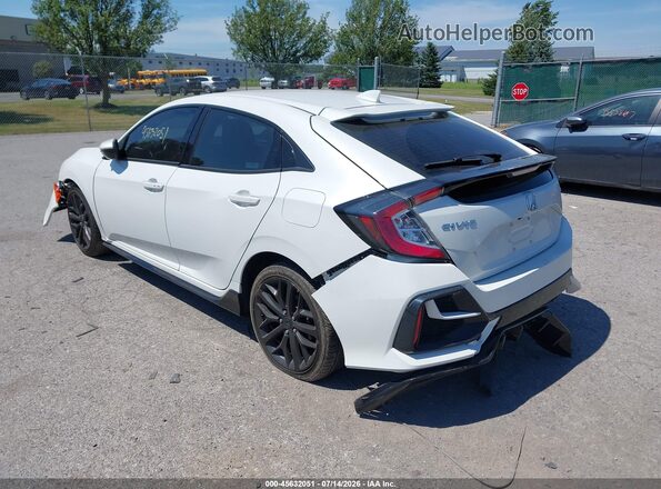 SHHFK7H41MU408615 2021 HONDA CIVIC White Rear left