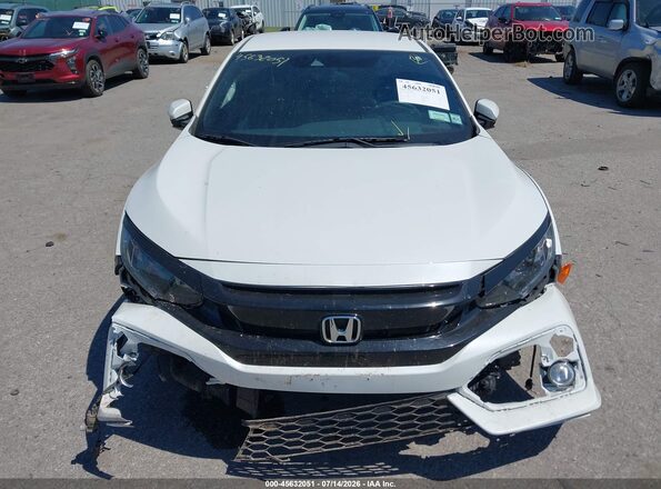 SHHFK7H41MU408615 2021 HONDA CIVIC White Instrument cluster view