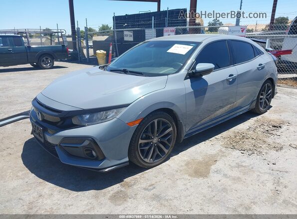 SHHFK7H41MU411658 2021 HONDA CIVIC Gray Przód lewy