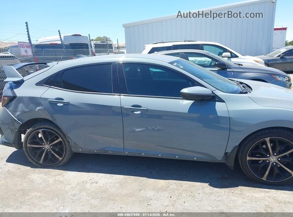 SHHFK7H41MU411658 2021 HONDA CIVIC Gray Widok wnętrza 360 stopni