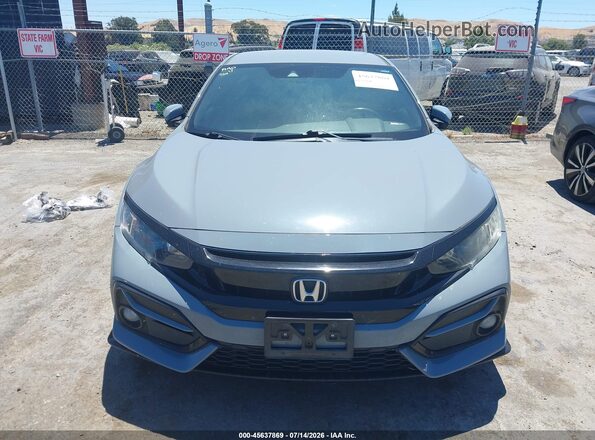 SHHFK7H41MU411658 2021 HONDA CIVIC Gray Widok wnętrza z tyłu